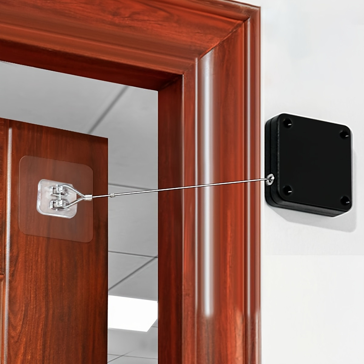 Automatic Door Closer with Steel Cable